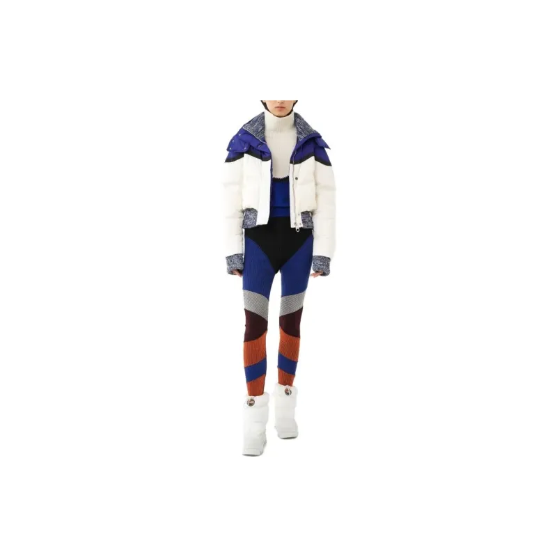 Chloé Colour-Block Puffer Jacket-3