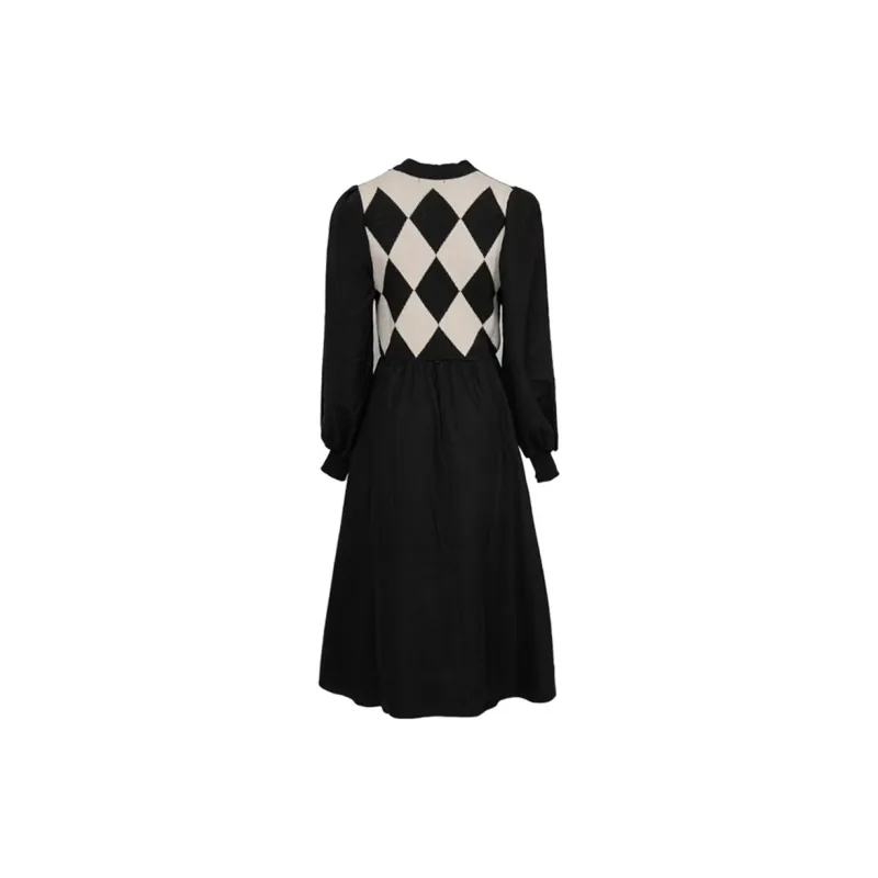 JOSR Long Sleeved Dresses Women's Black-1