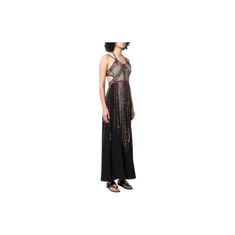 Chloe SS22 Sleeveless Dress Women's Brown-3