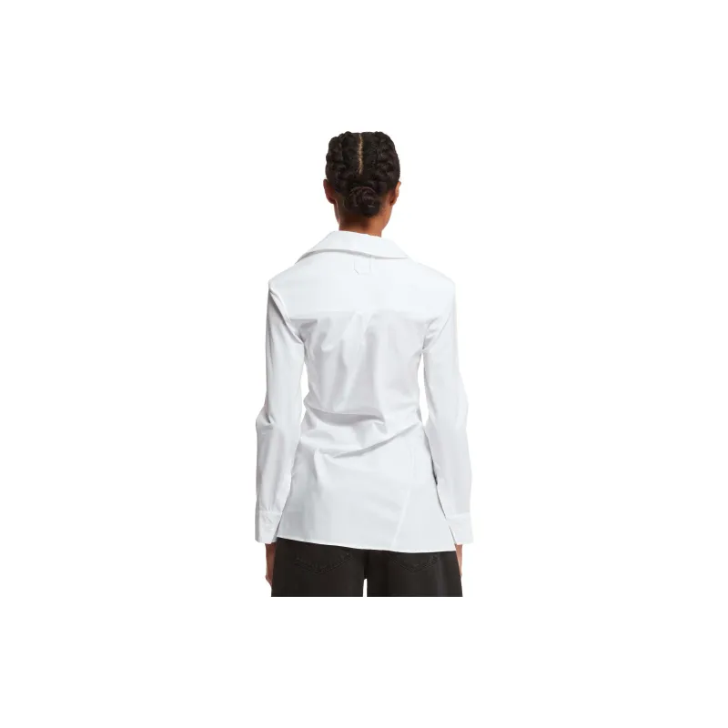 Jacquemus Costume Fitted Shirt 'White'-2