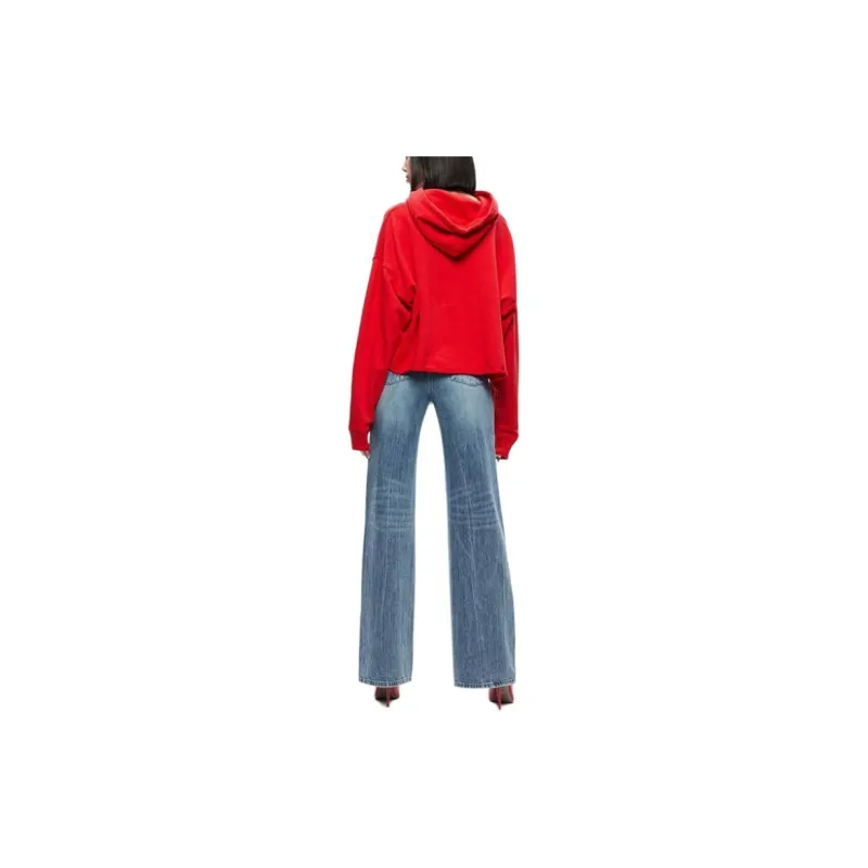 ALICE+OLIVIA SS24 Sweatshirt Women's Red-2