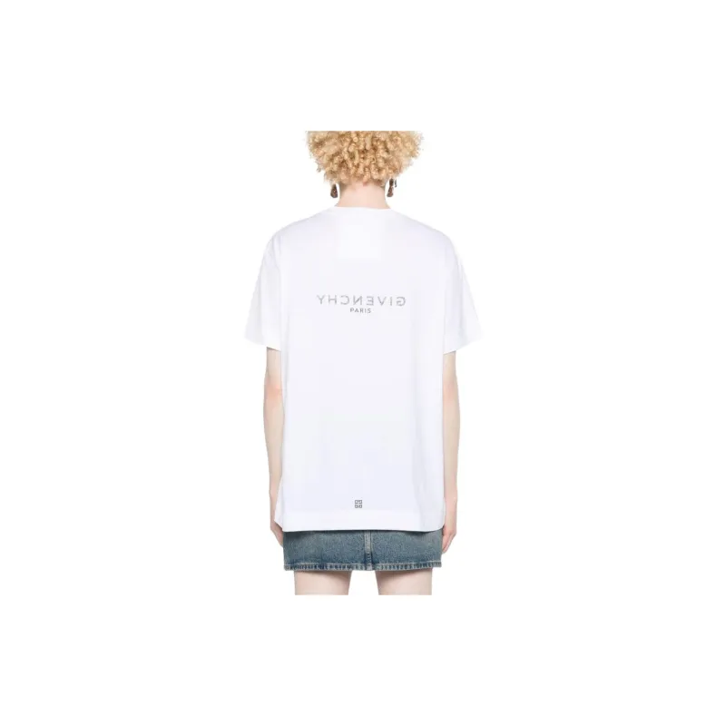 Givenchy Logo Printed Crewneck T Shirt-3