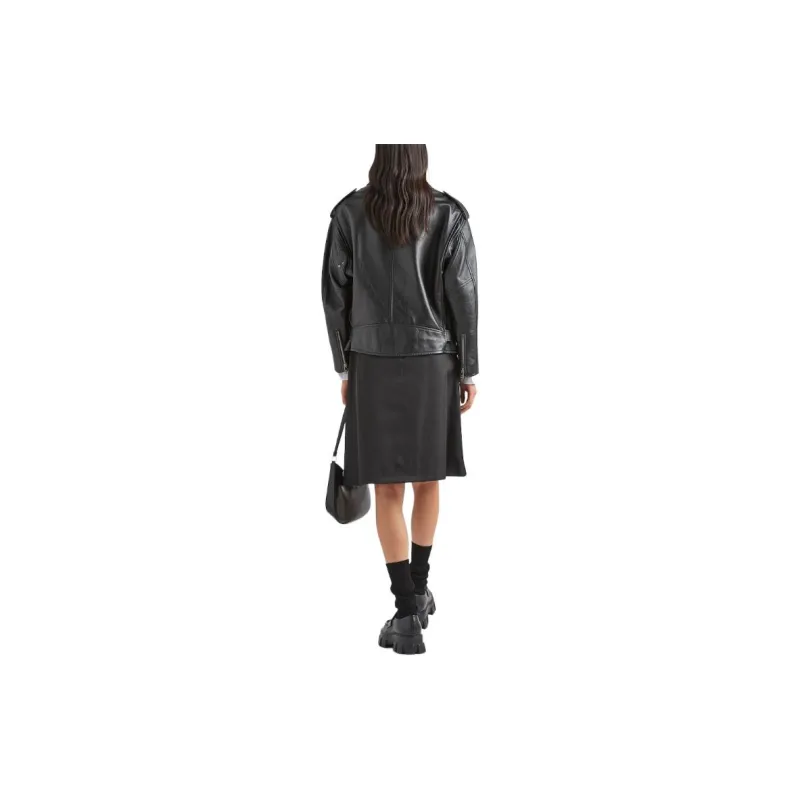 PRADA Nappa leather Biker Jacket-2