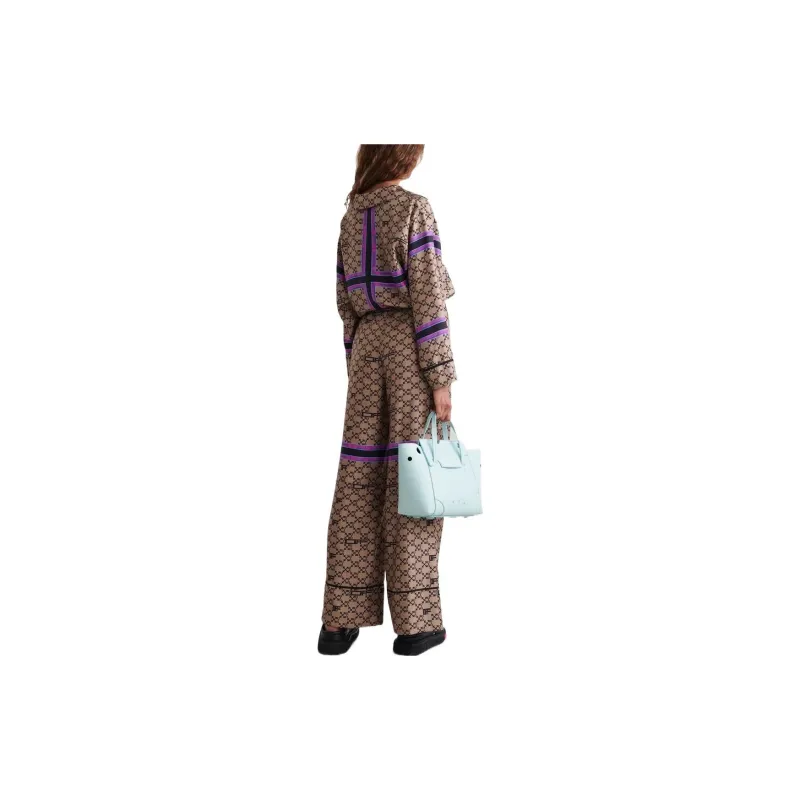 OFF WHITE Monogram Silk Pants Multi-2