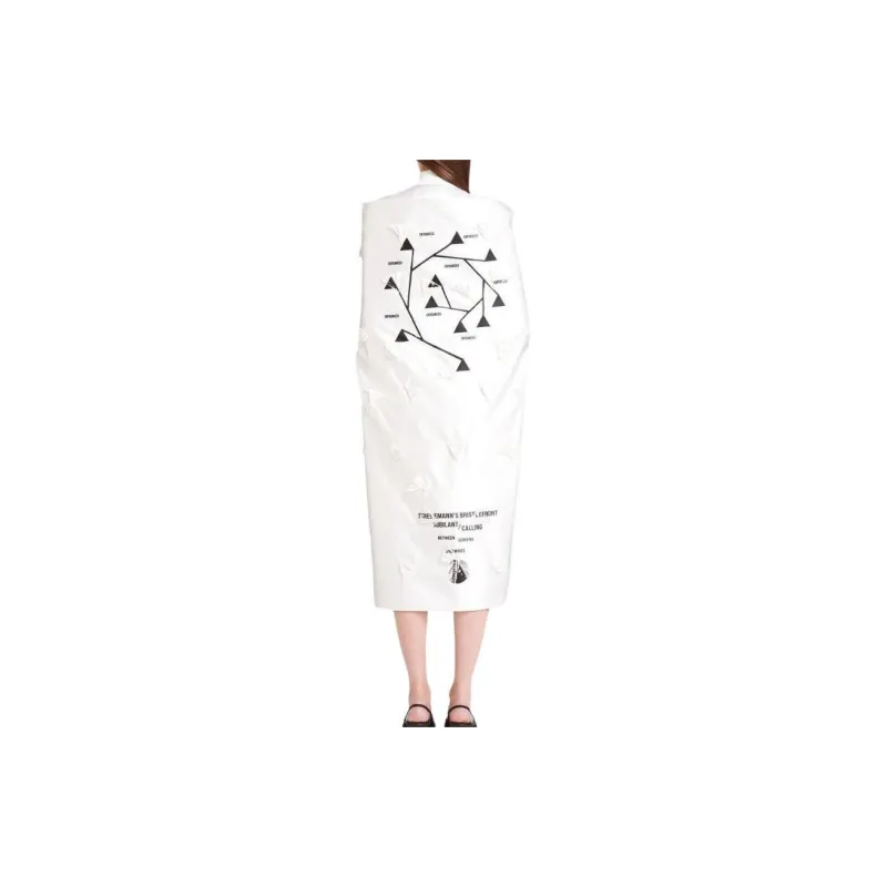 PRADA Cloaks Women's White-2