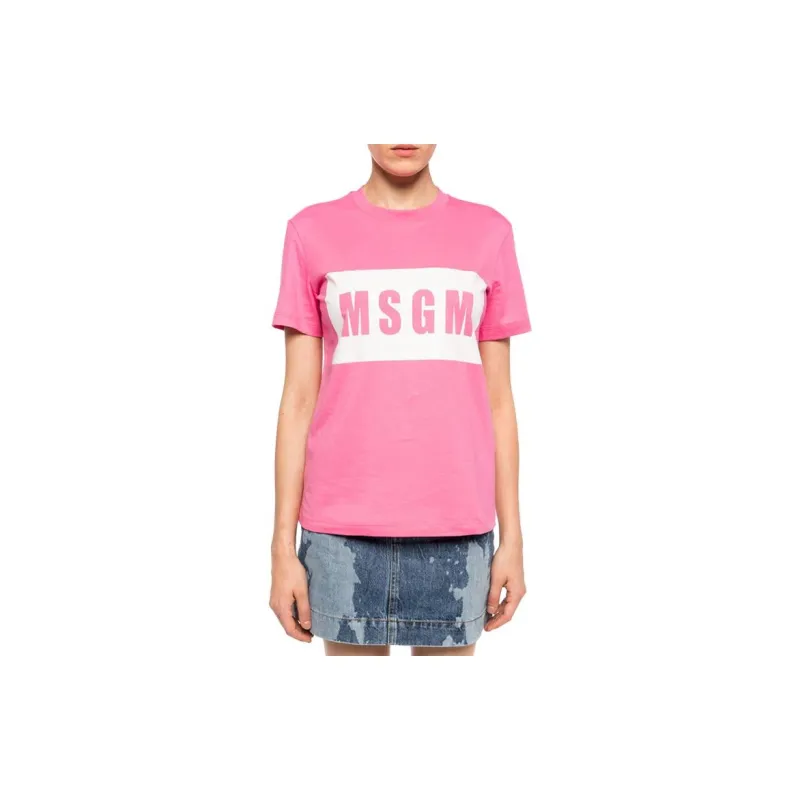 MSGM T Shirts Women's Pink-1