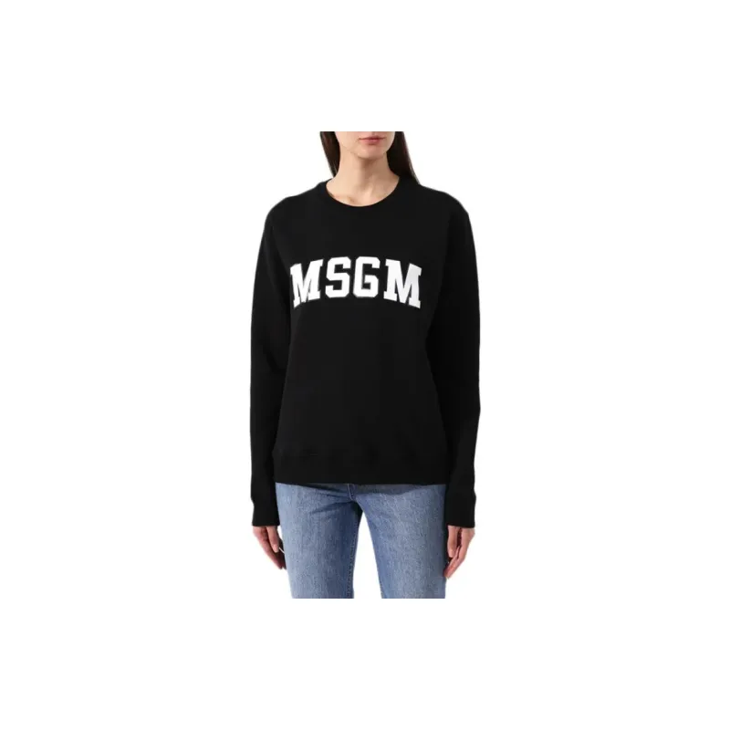 MSGM Sweatshirts Women's Black-1