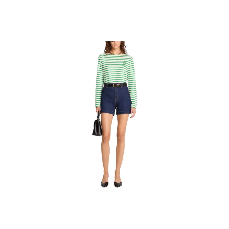 SPORTY & RICH Breton Striped Long sleeve Top-2