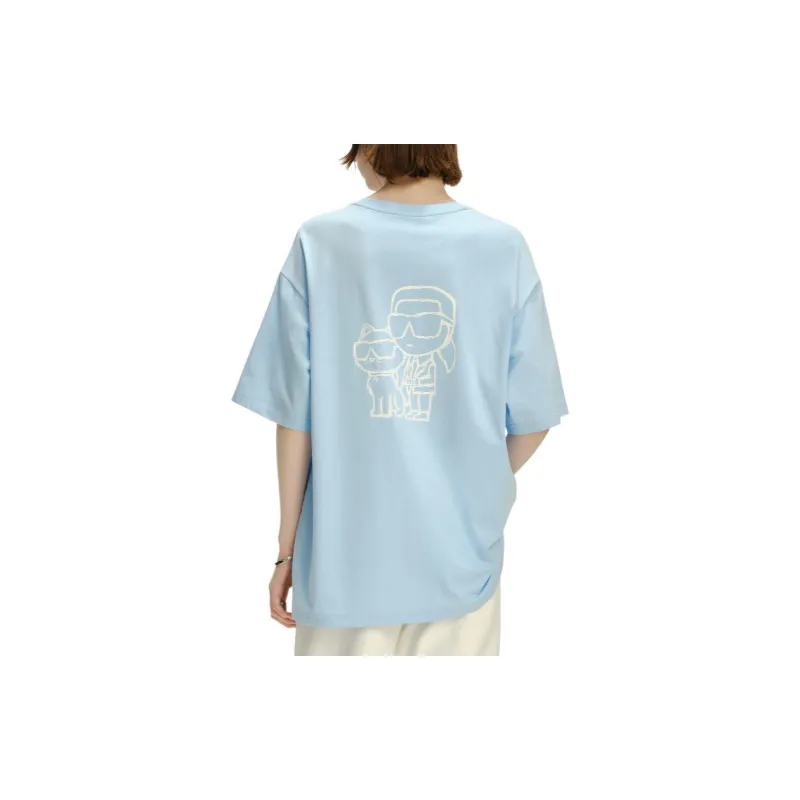KARL LAGERFELD T Shirt Women's Blue-2