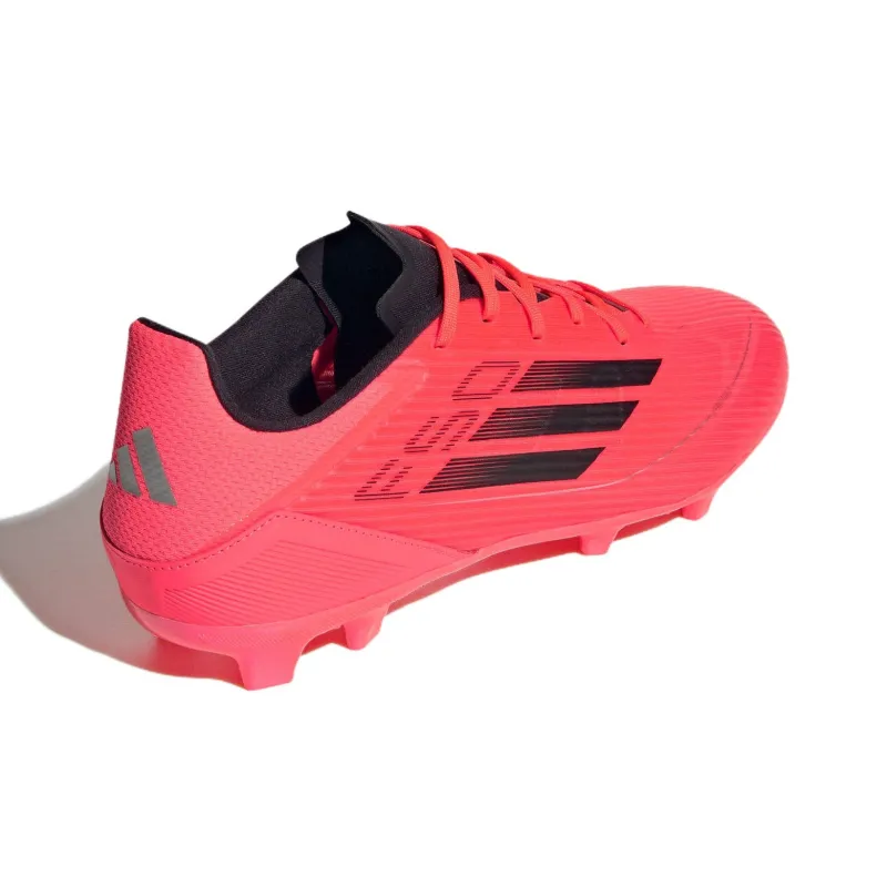 Adidas F50 League Firm/Multi Ground Turbo Aurora Black Platinum Metallic-2