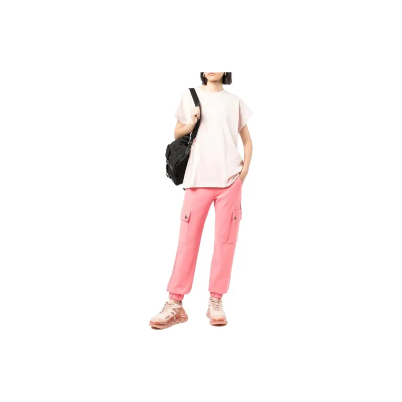 BALMAIN Knitted Sweatpants Women's Pink-3