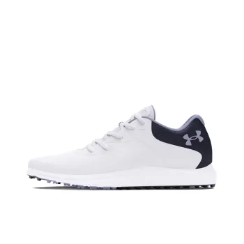 Under Armour Charged Breathe Anti Slip Wear Resistant Low Top Golf Shoes Women's White