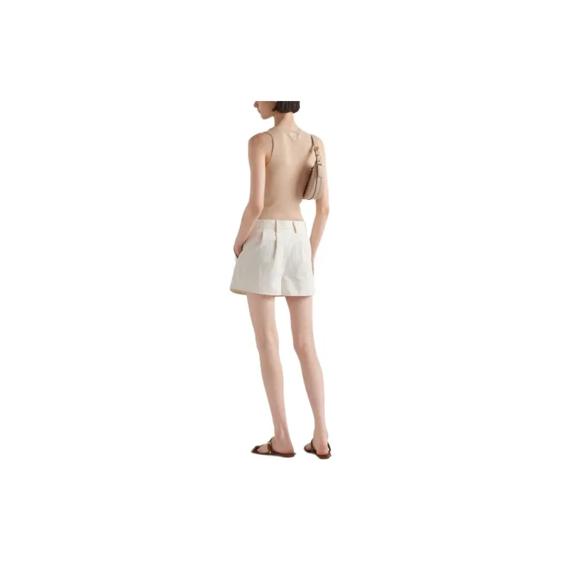 PRADA Sleeveless Ribbed Tank Top-3
