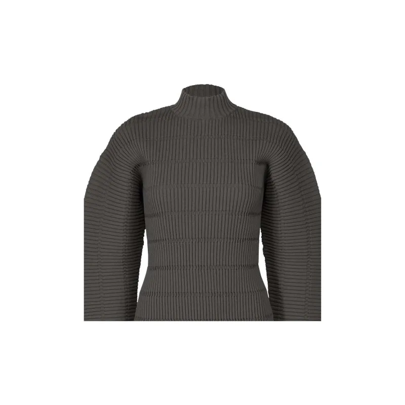 PLEATS PLEASE ISSEY MIYAKE SS24 Knitwear Women's Chocolates Brown-1