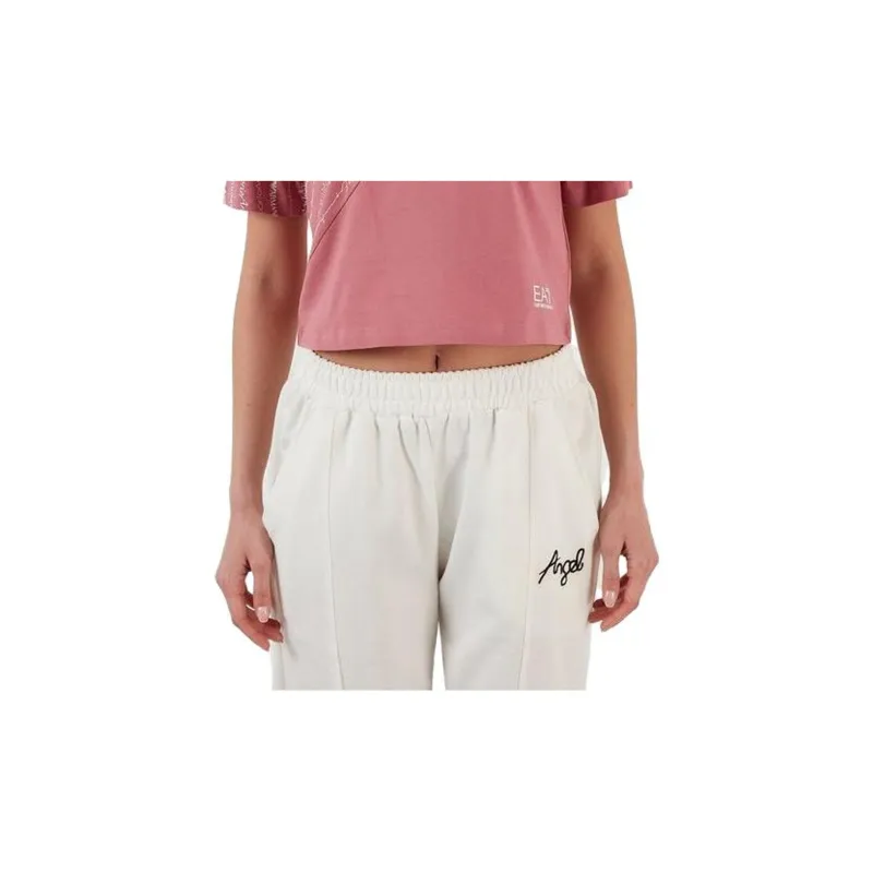 EMPORIO ARMANI EA7 SS23 T Shirt Women's Pink-4