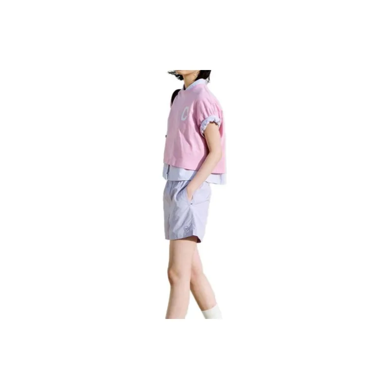 COVERNAT Crop Tops Women's Pink-6