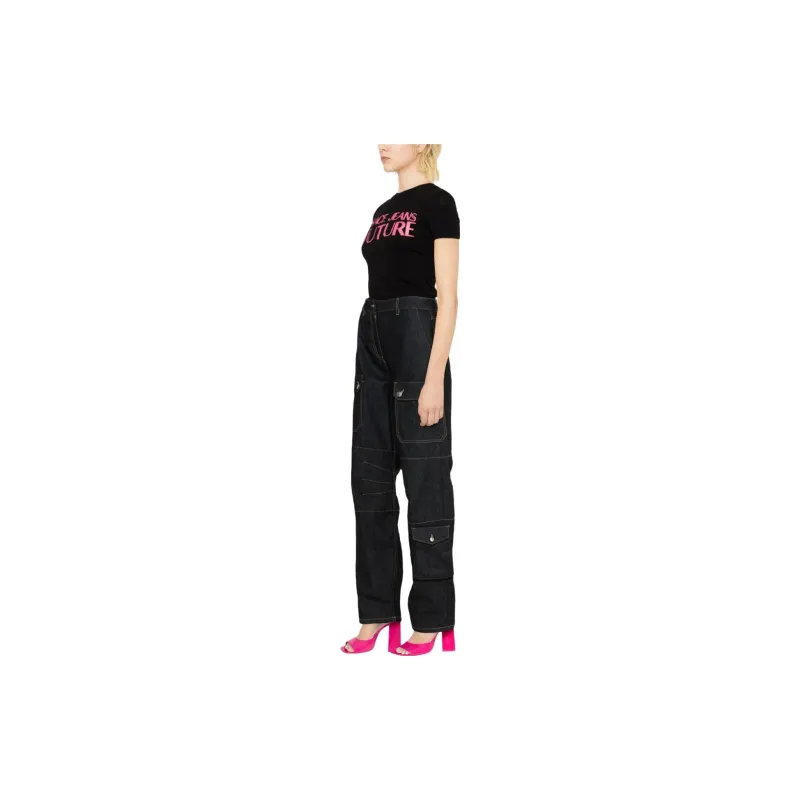 VERSACE JEANS COUTURE T Shirt Women's Black-3
