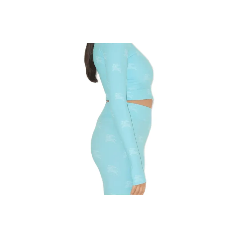 Burberry SS23 Sports Shorts Women's Blue-4