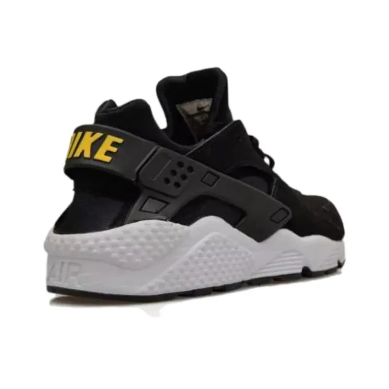 Nike Air Huarache Slip Resistant Low Top Casual Running Shoes Unisex Black-3