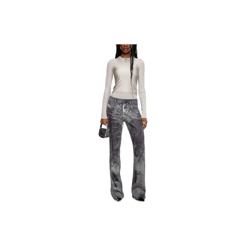DIESEL FW24 Sweater Women's Light Gray-1
