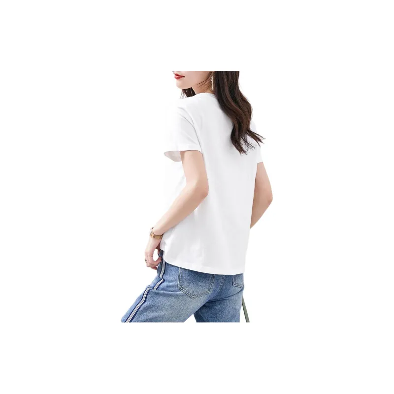 Mo Han Yi Mei T Shirt Women's White-1