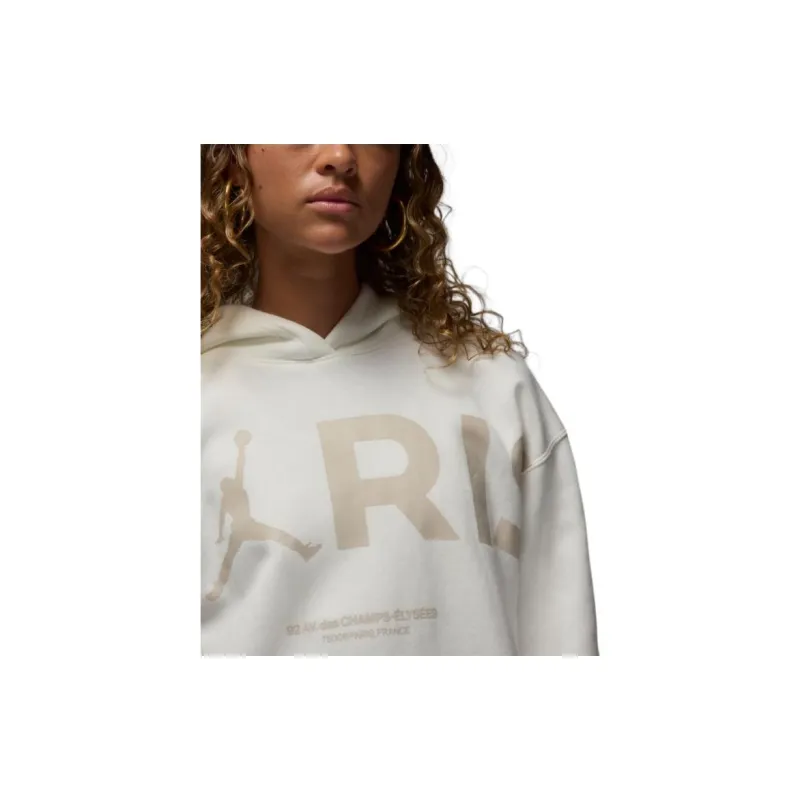JORDAN Paris Saint-Germain Brooklyn Fleece Women's Pullover Hoodie-3