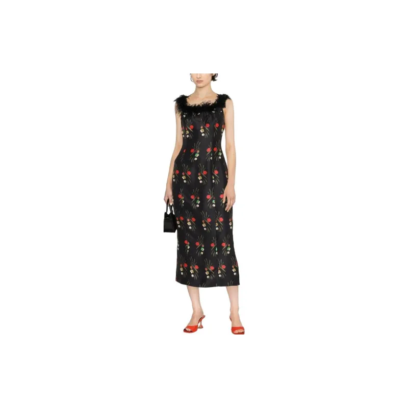 Rixo Slip Dresses Women's Black-1