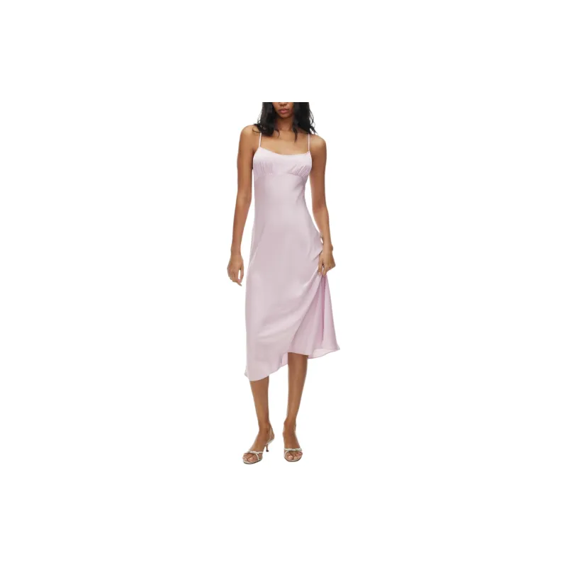 ARITZIA Wilfred Toulouse Satin Dress Slip Dresses Women's Sugarplum Lilac/Sugar Plum Purple Lilac-3