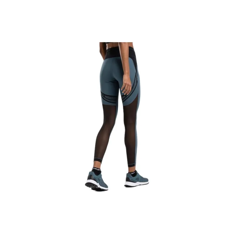 Reebok Lux Perform Leggings Athletic Trousers Women's Basketball Blue-2