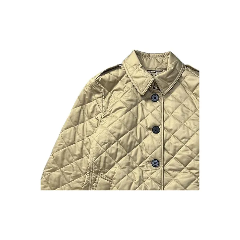 Burberry Puffer Jacket Women's Khaki-2