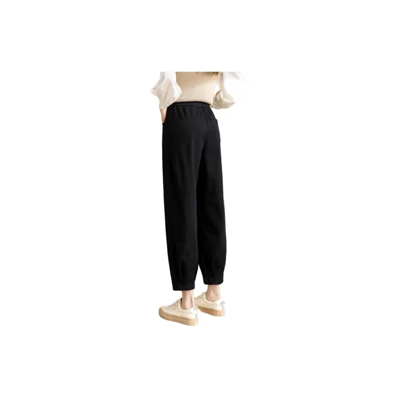 TERRE BLEUE Casual Pants Women's Black-1