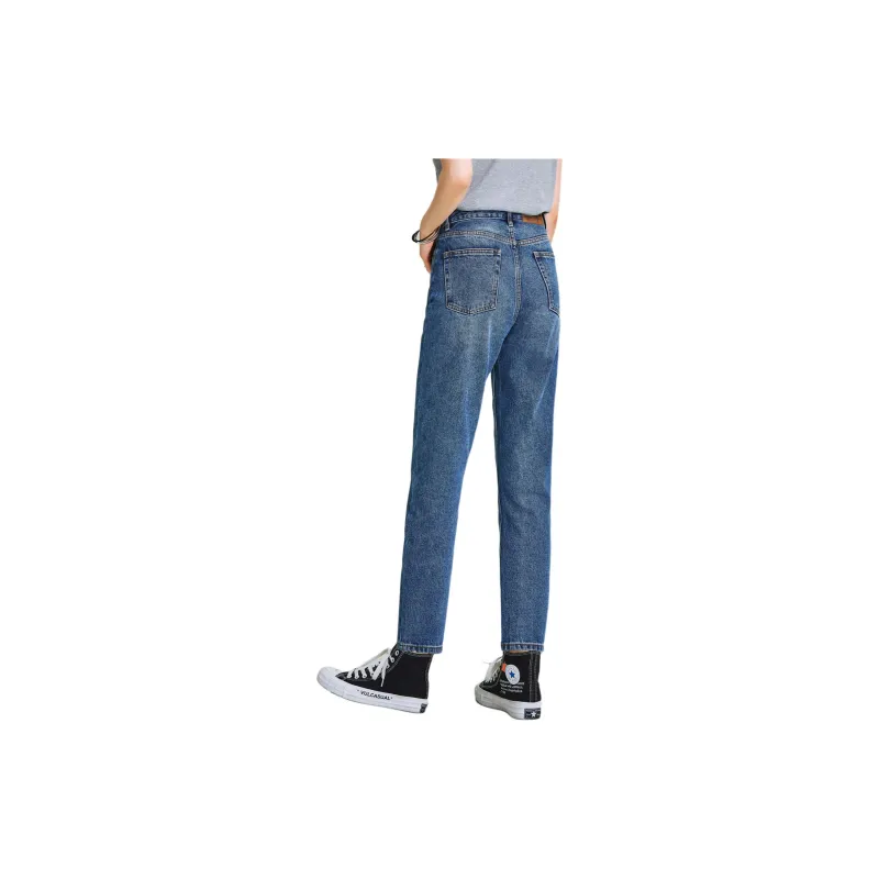 HAVVA Ankle Length Jeans Women's Blue-2