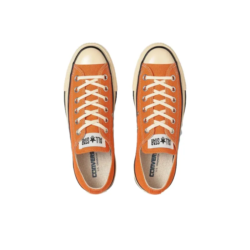 Converse All Star Anti Slip Wear Resistant Low Top Canvas Shoes Unisex Orange-4