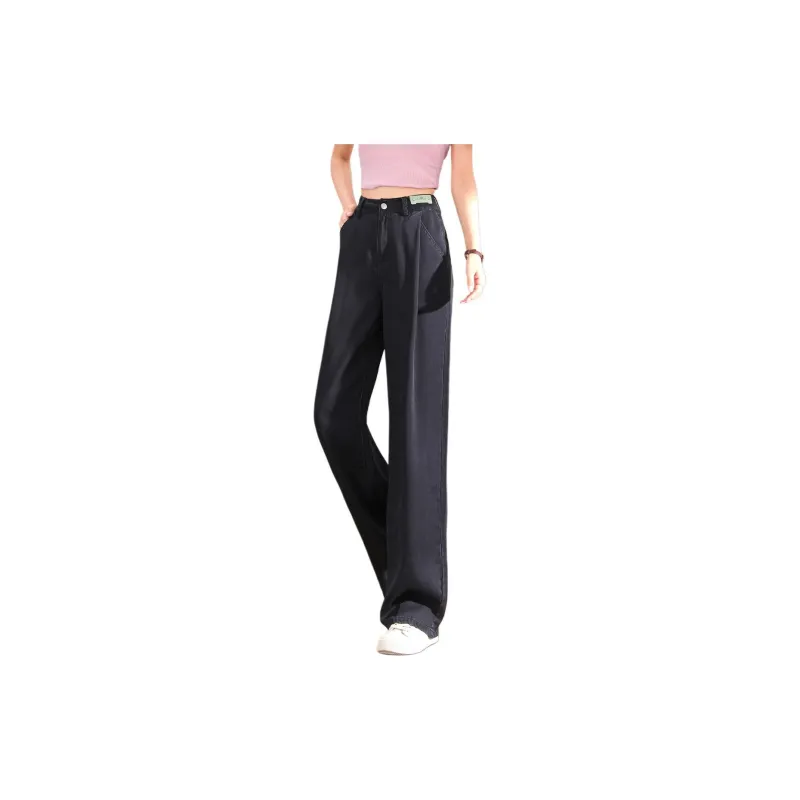 Weixi Spring Jeans Women's Black-9