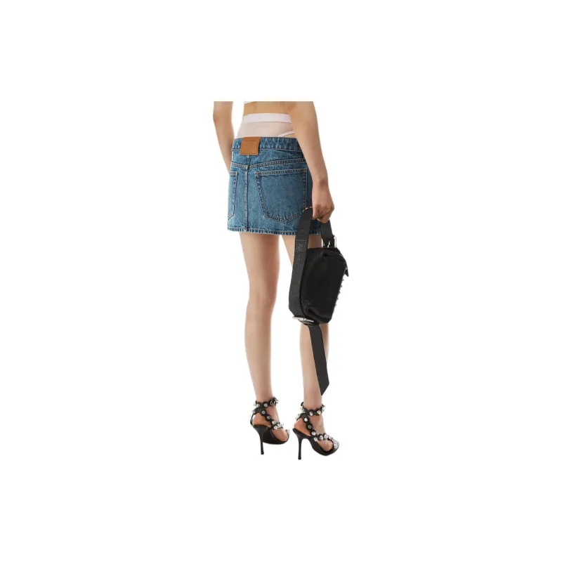 Alexander Wang Prestyle Hotfix Layered Mini Skirt-3