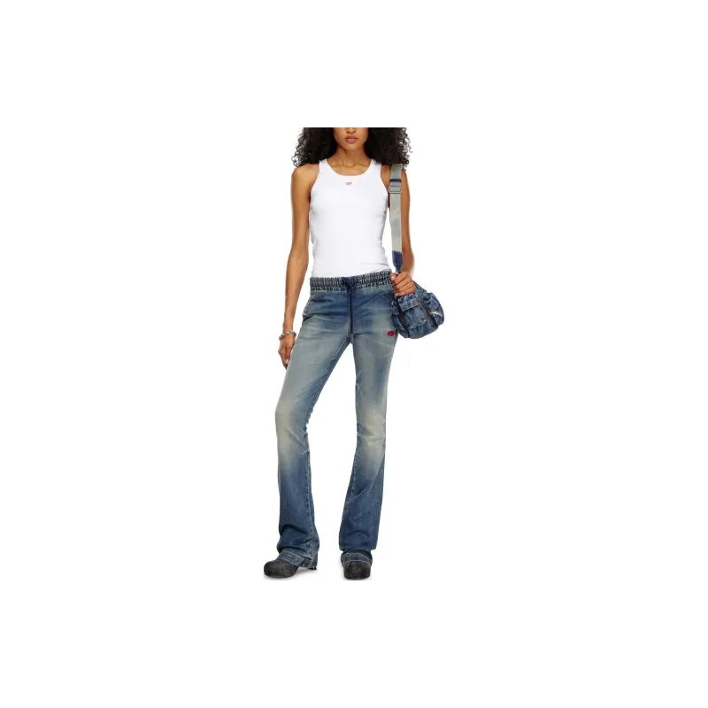 DIESEL D Ebbey Flared Jeans-1