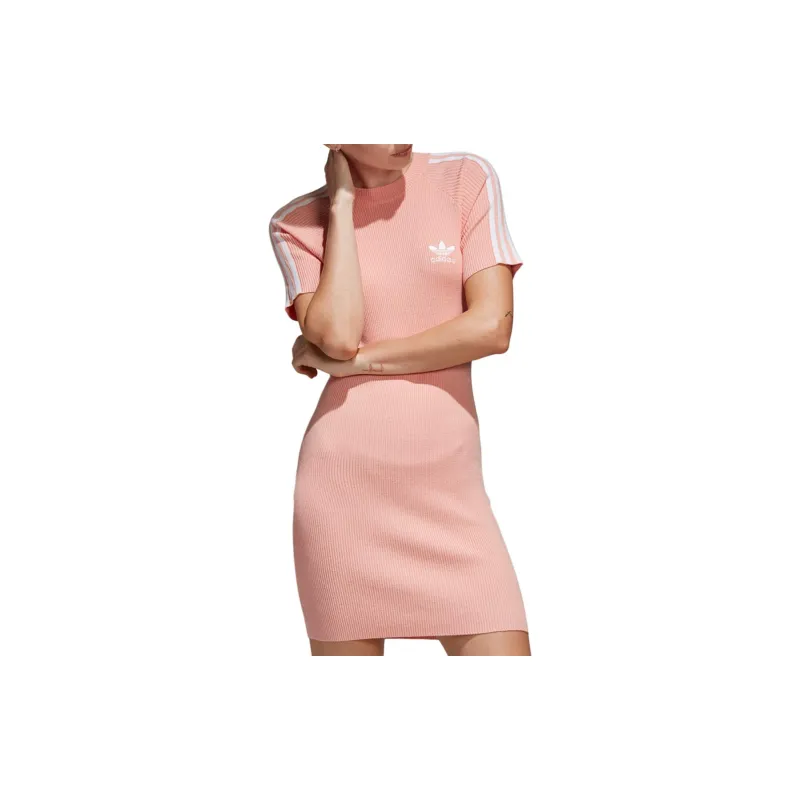 Adidas Originals Short Sleeved Dresses Women's Red-3