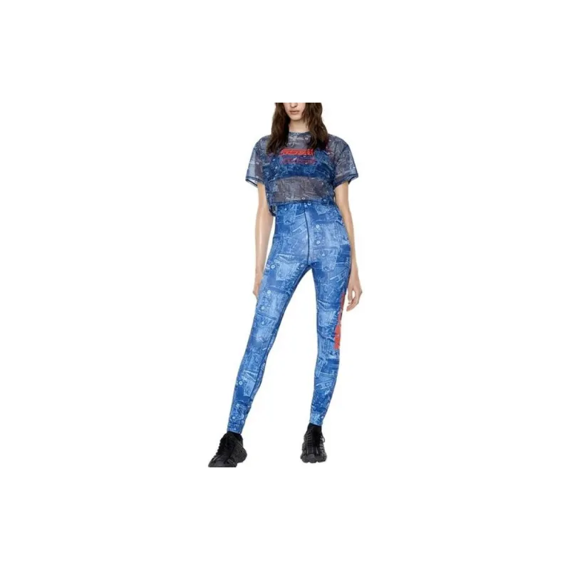DIESEL Crop Tops Women's Blue-1