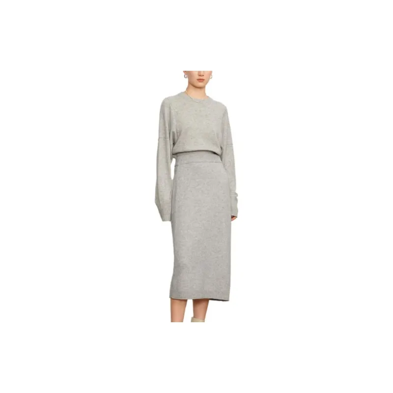 JZ. ANNAKRO Knitwear Women's Light Gray-1