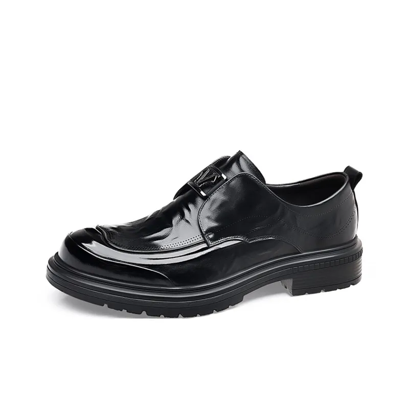 GZZ Business Formal Wide Fit Big Head Casual Shoes Men's-1