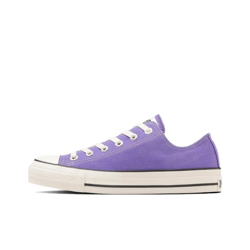Converse All Star Anti Slip Wear Resistant Low Top Canvas Shoes Unisex Purple-0