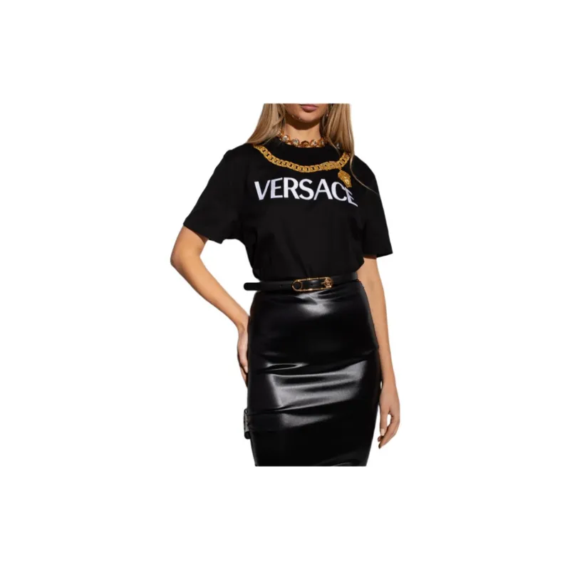 VERSACE T Shirts Women's Black-2