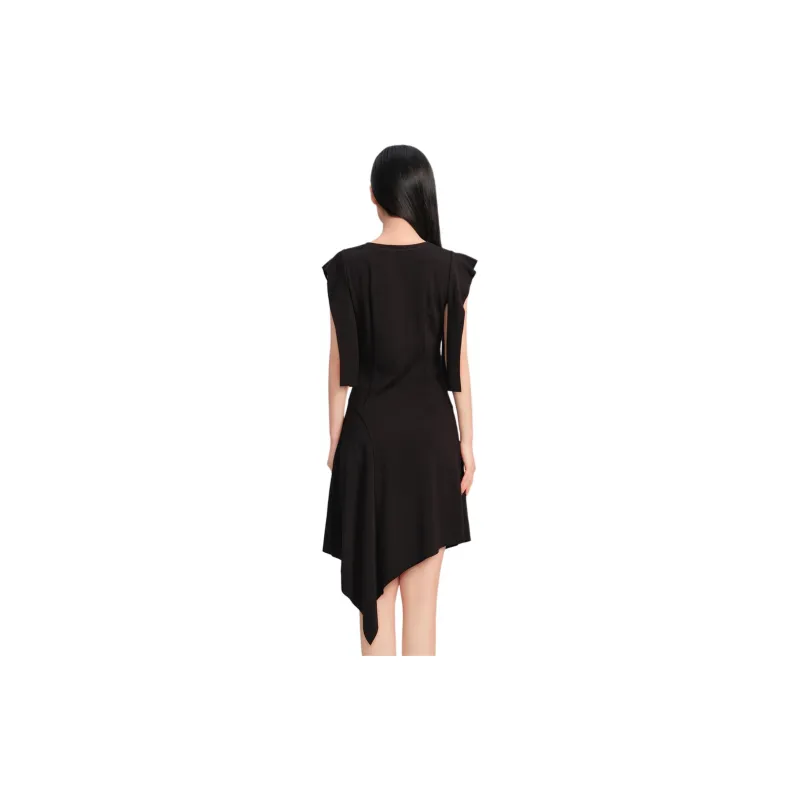 Blood Glitter SS24 Short-Sleeved Dresses Women's Black-3