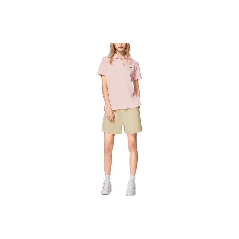 LiNing Sports Lifestyle Collection Sports Trendy Collection Polo Shirt Women's Pink-2