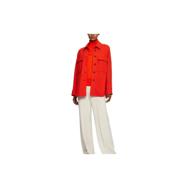 HUGO BOSS Cashmere Sweaters Women's Red-1