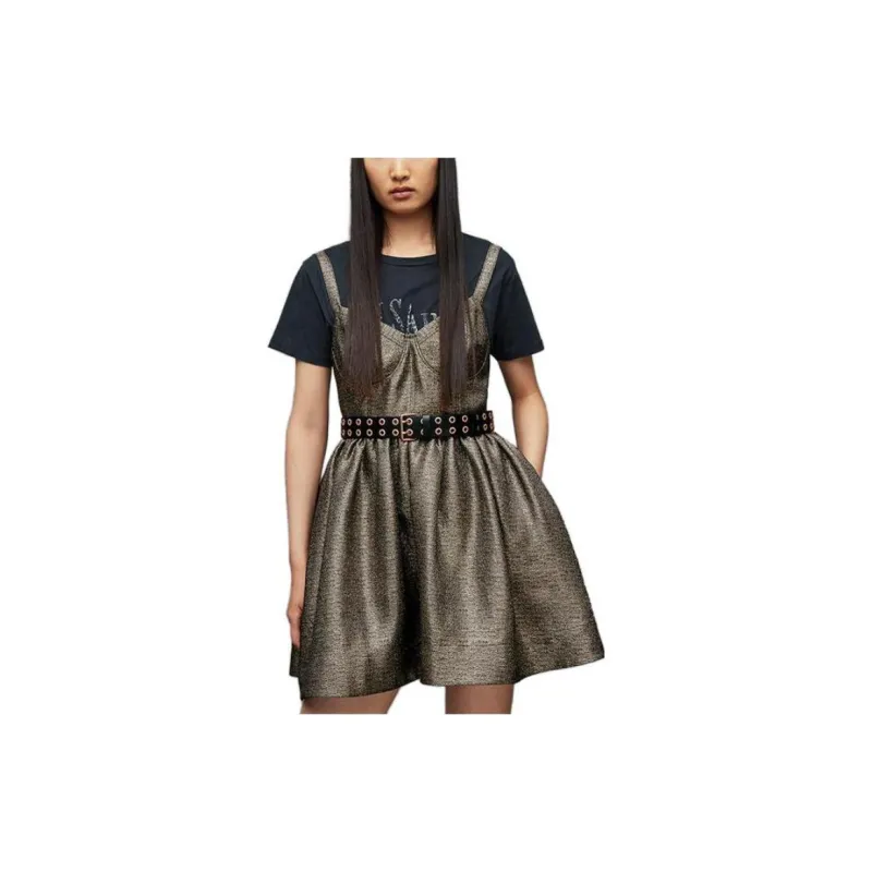 ALLSAINTS Slip Dresses Women's Gold-1