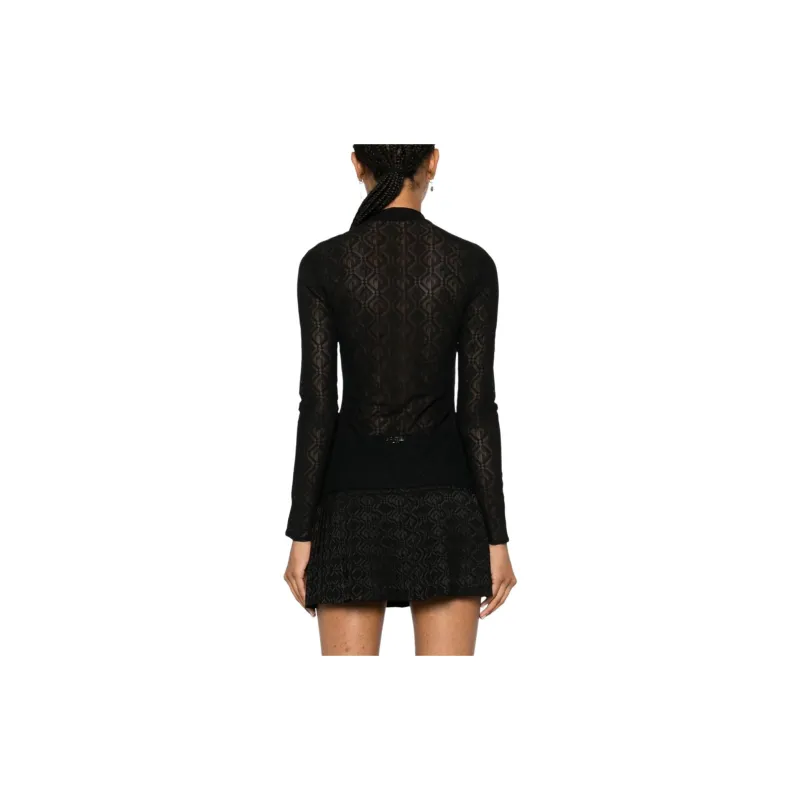 Marine Serre T Shirt Women's Black-2