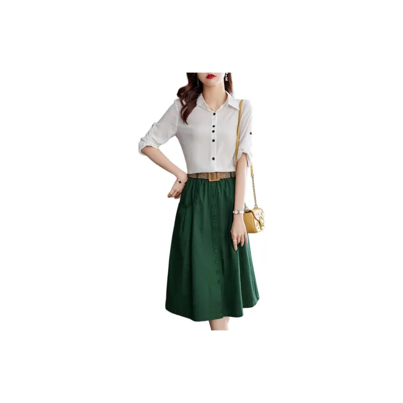 TERRE BLEUE Skirt Set Women's Green-1