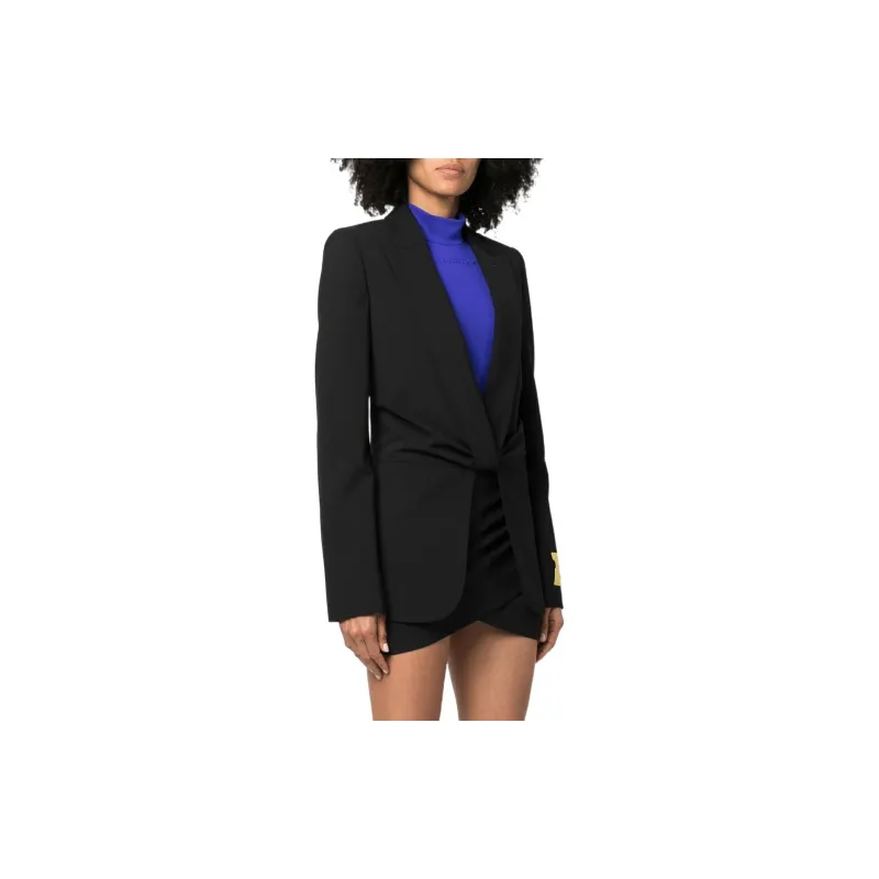 OFF-WHITE Twist Detailed Tailored Jacket-2