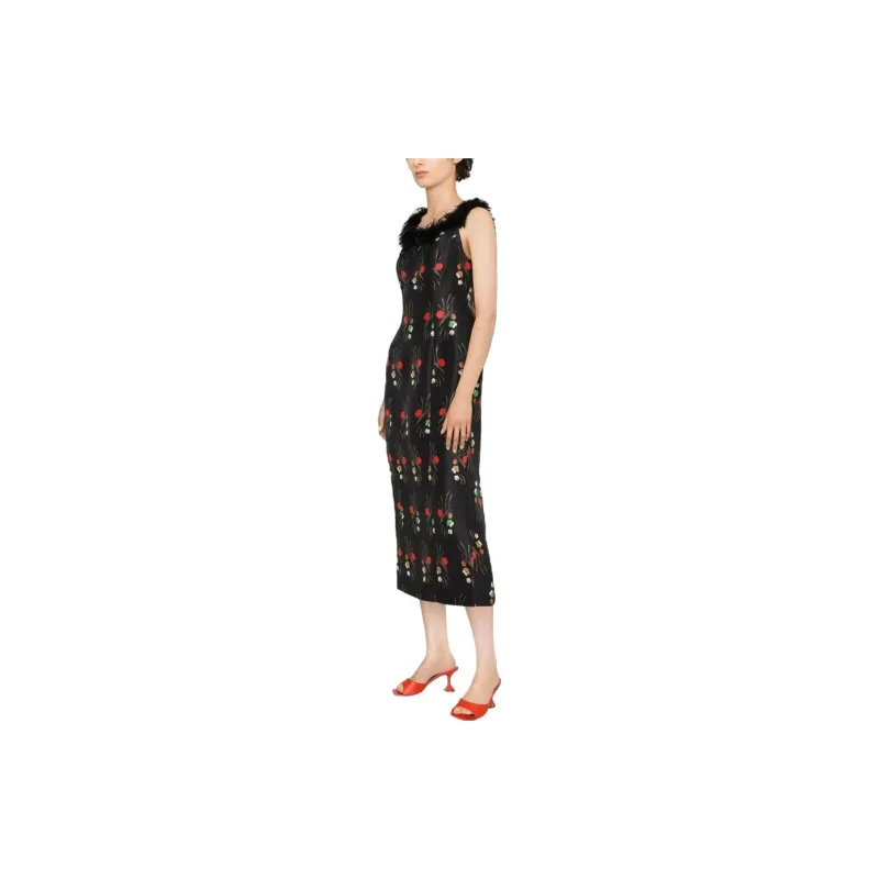 Rixo Slip Dresses Women's Black-3
